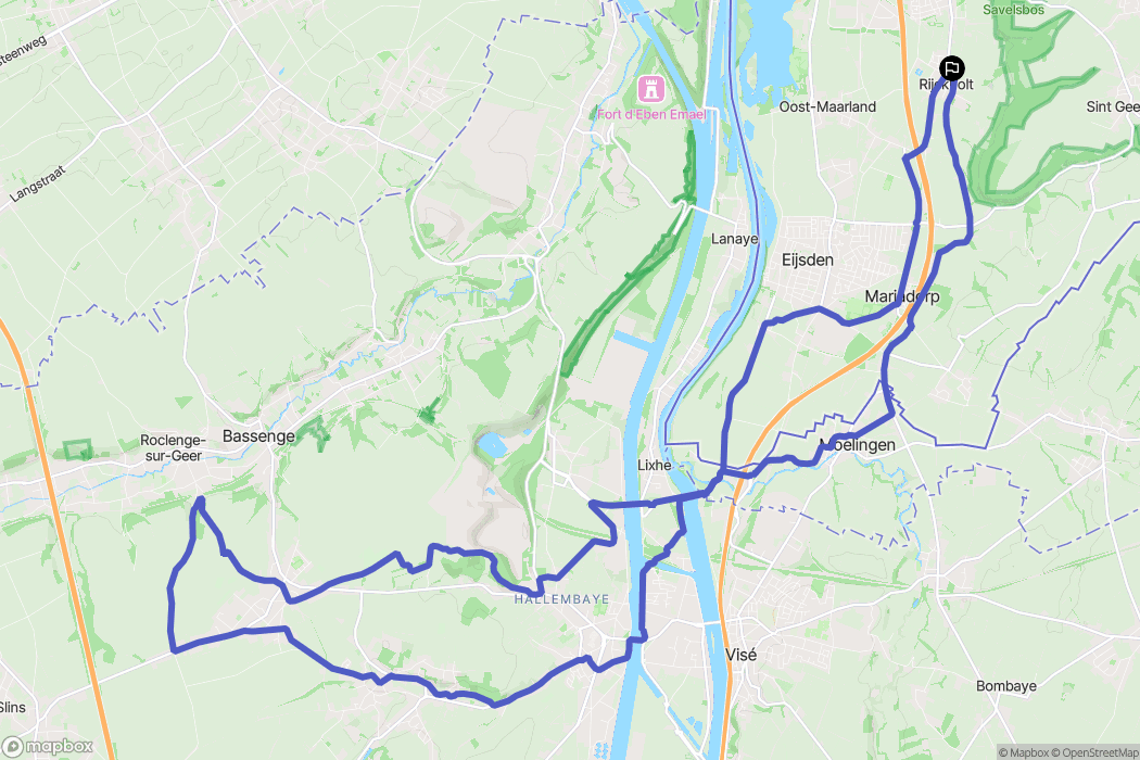 Gronsveld: routekaart voor buitenactiviteiten - Netherlands