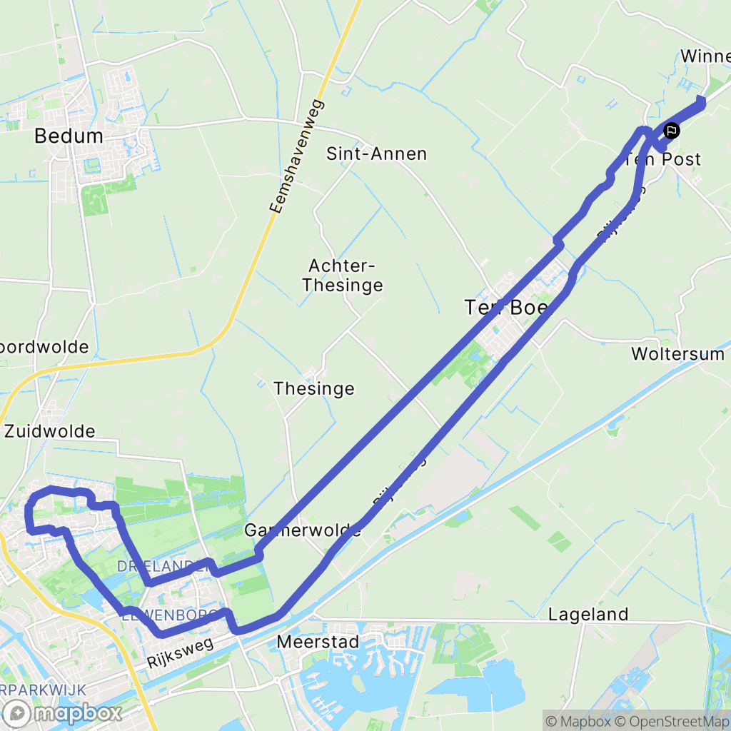Ten Post: routekaart voor buitenactiviteiten - Netherlands