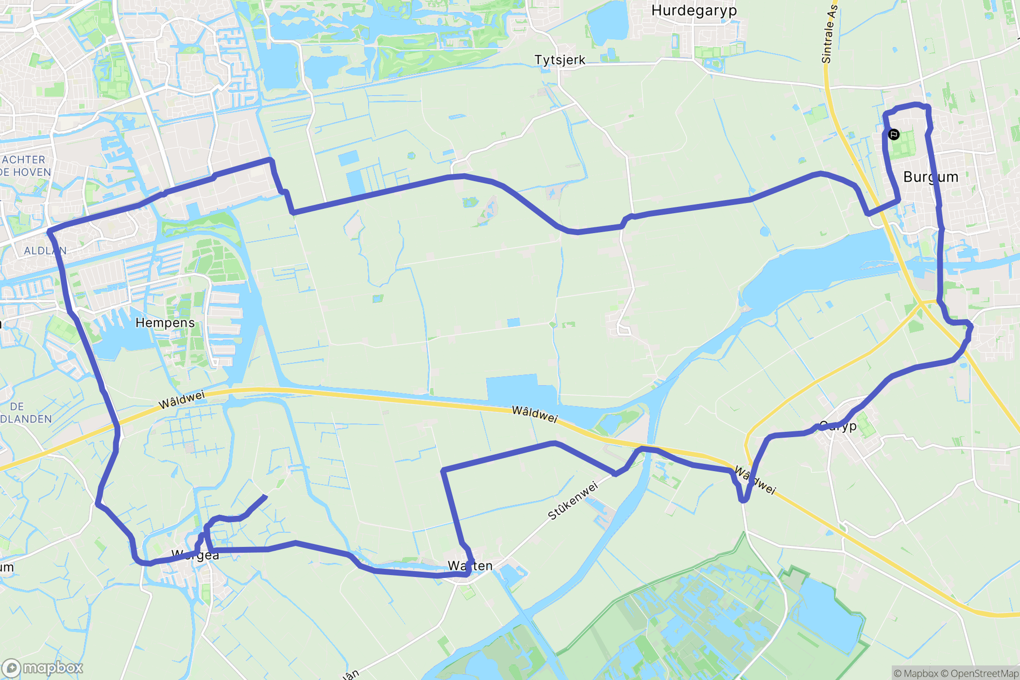 Burgum: routekaart voor buitenactiviteiten - Netherlands