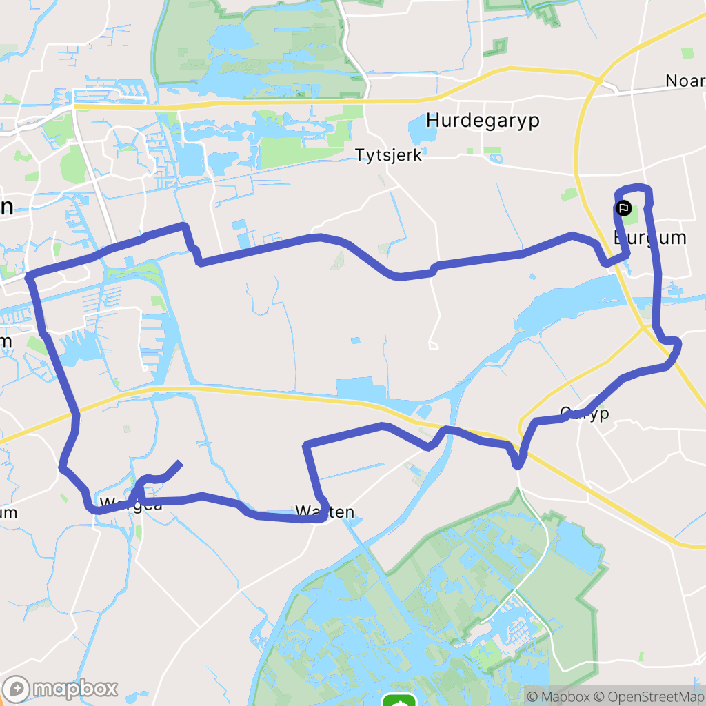 Burgum: routekaart voor buitenactiviteiten - Netherlands