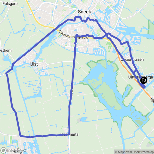 Uitwellingerga: routekaart voor buitenactiviteiten - Netherlands