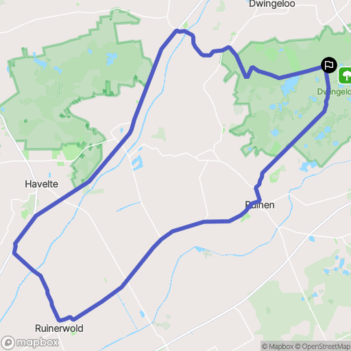 Dwingeloo: routekaart voor buitenactiviteiten - Netherlands