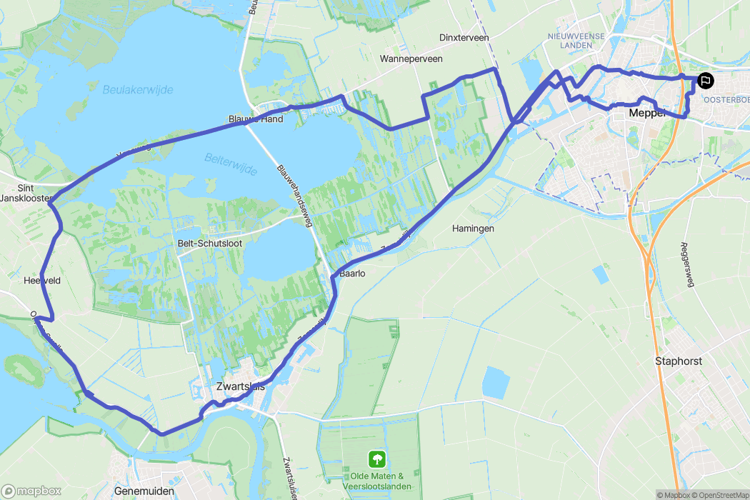 Meppel: routekaart voor buitenactiviteiten - Netherlands