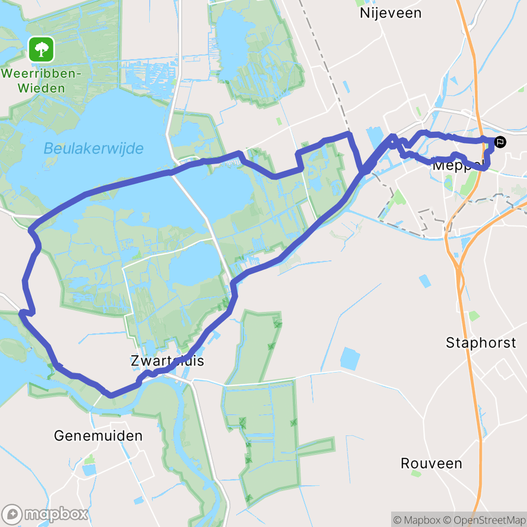 Meppel: routekaart voor buitenactiviteiten - Netherlands
