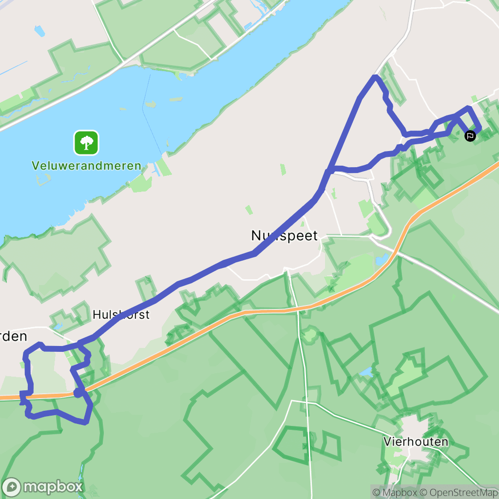 Doornspijk: routekaart voor buitenactiviteiten - Netherlands