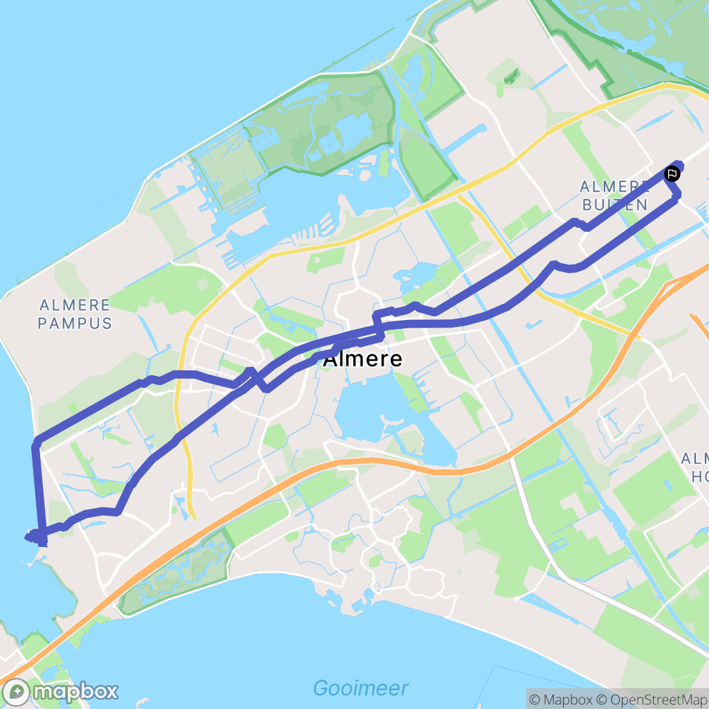 Almere: routekaart voor buitenactiviteiten - Netherlands