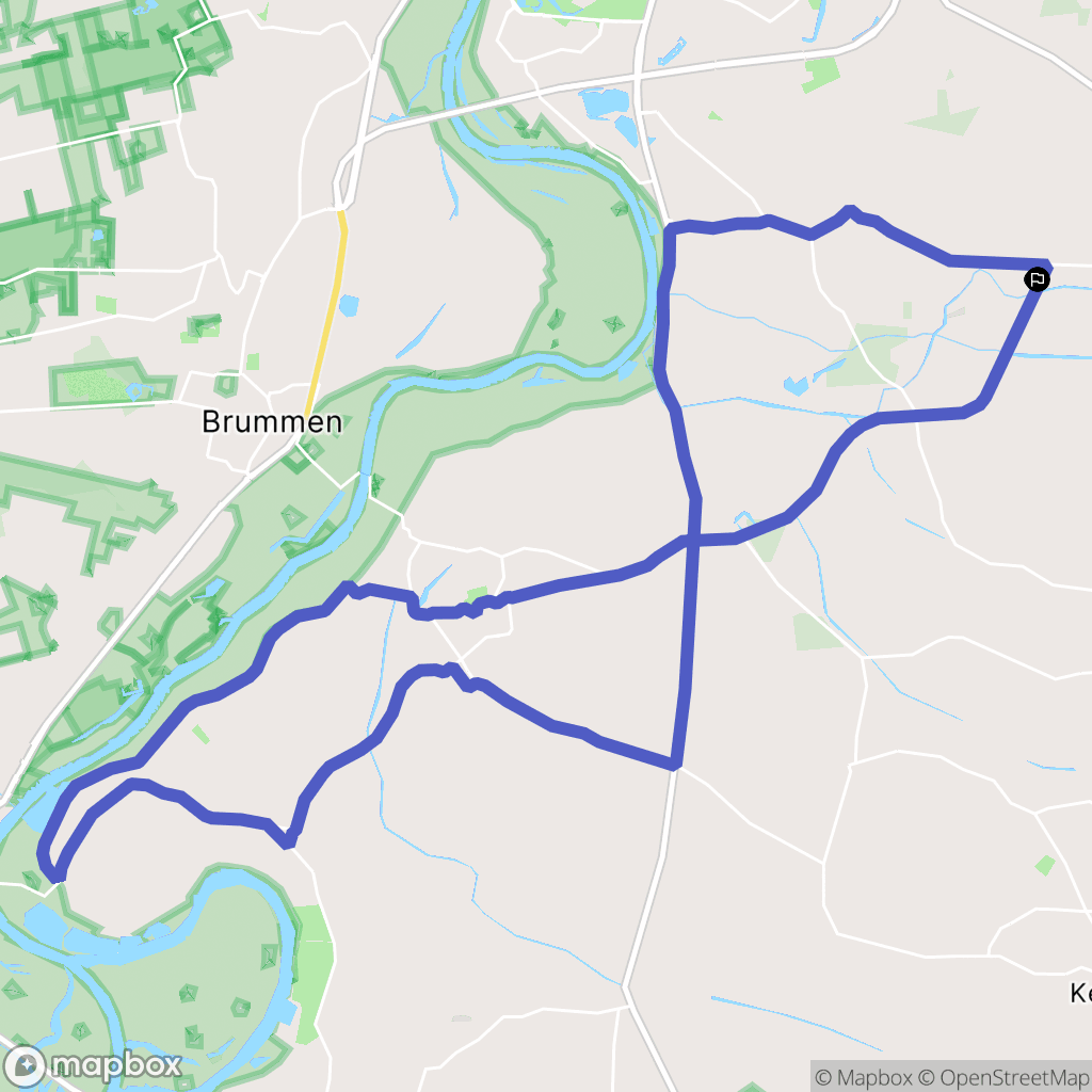 Vorden: routekaart voor buitenactiviteiten - Netherlands