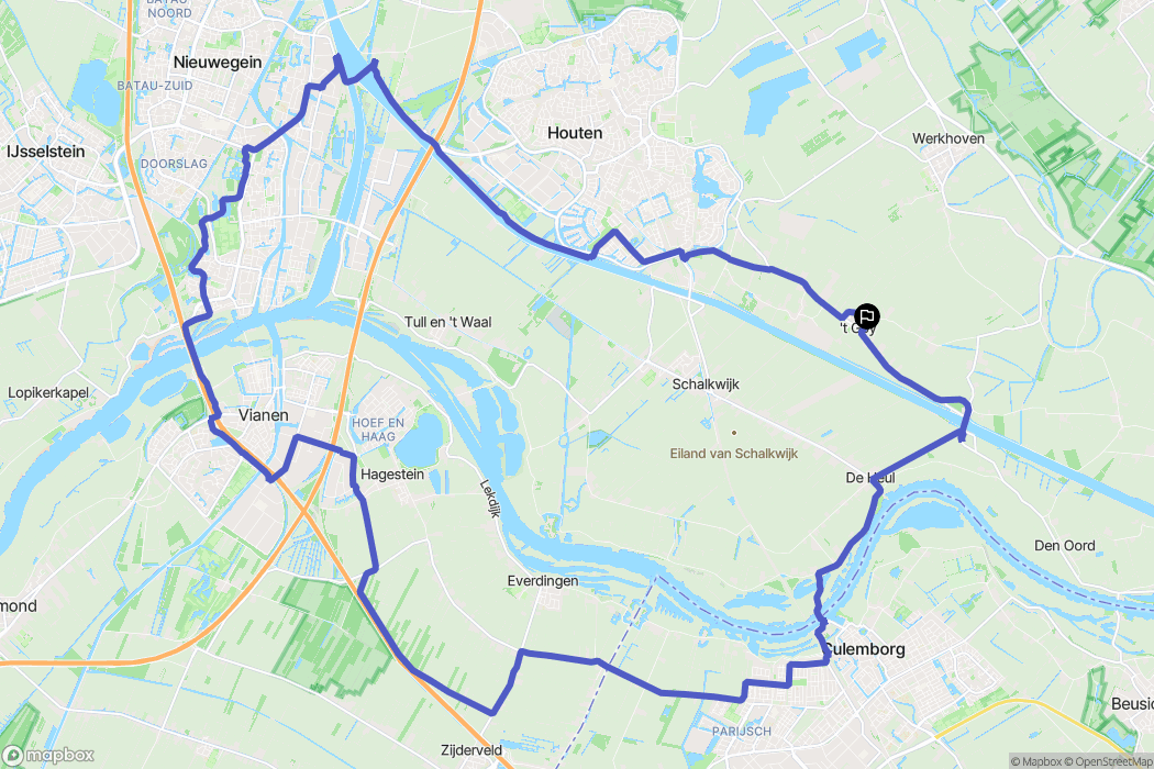 't Goy: routekaart voor buitenactiviteiten - Netherlands
