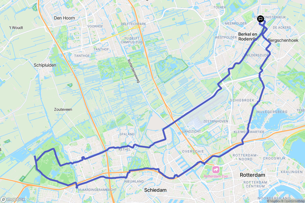 Berkel en Rodenrijs: routekaart voor buitenactiviteiten - Netherlands