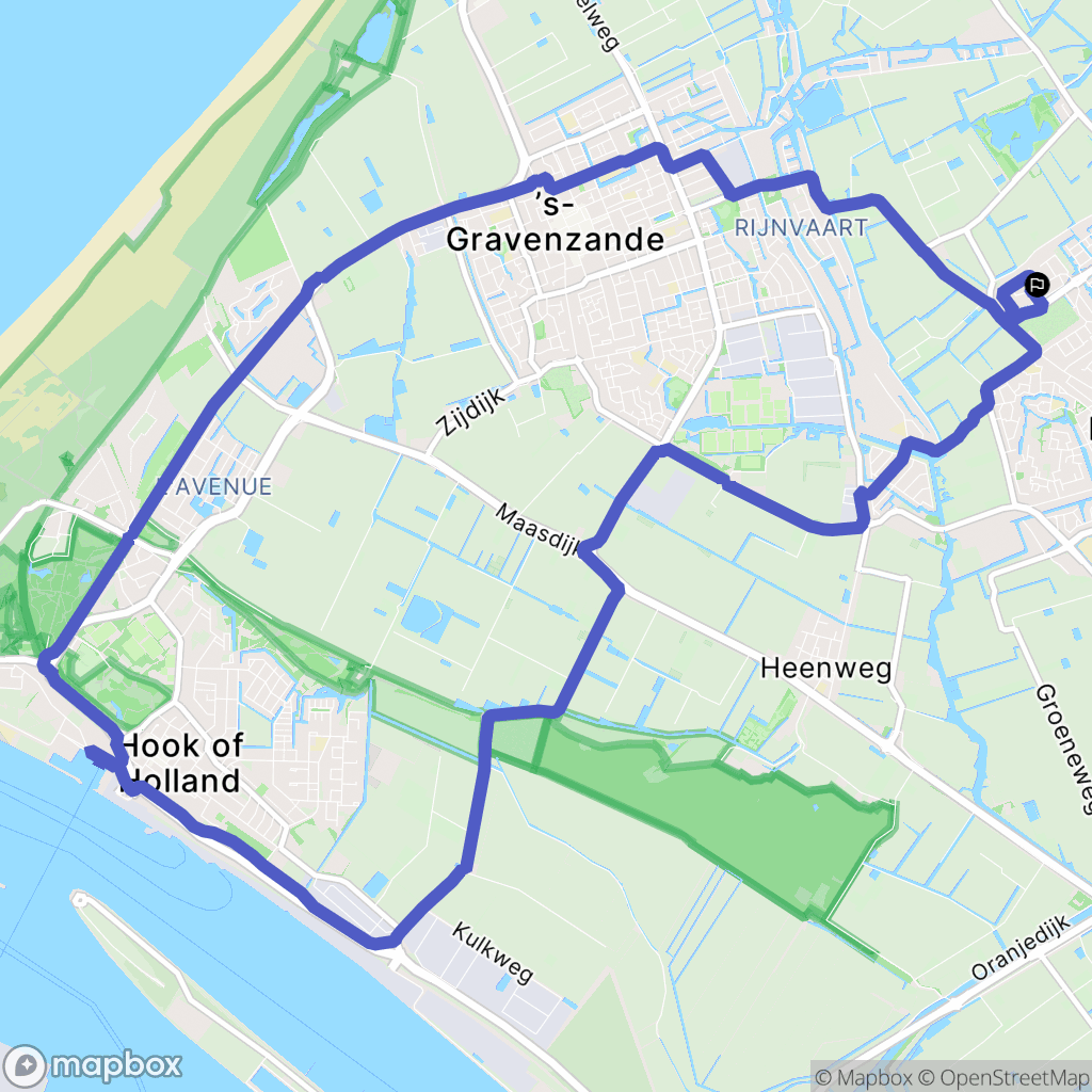 Naaldwijk: routekaart voor buitenactiviteiten - Netherlands