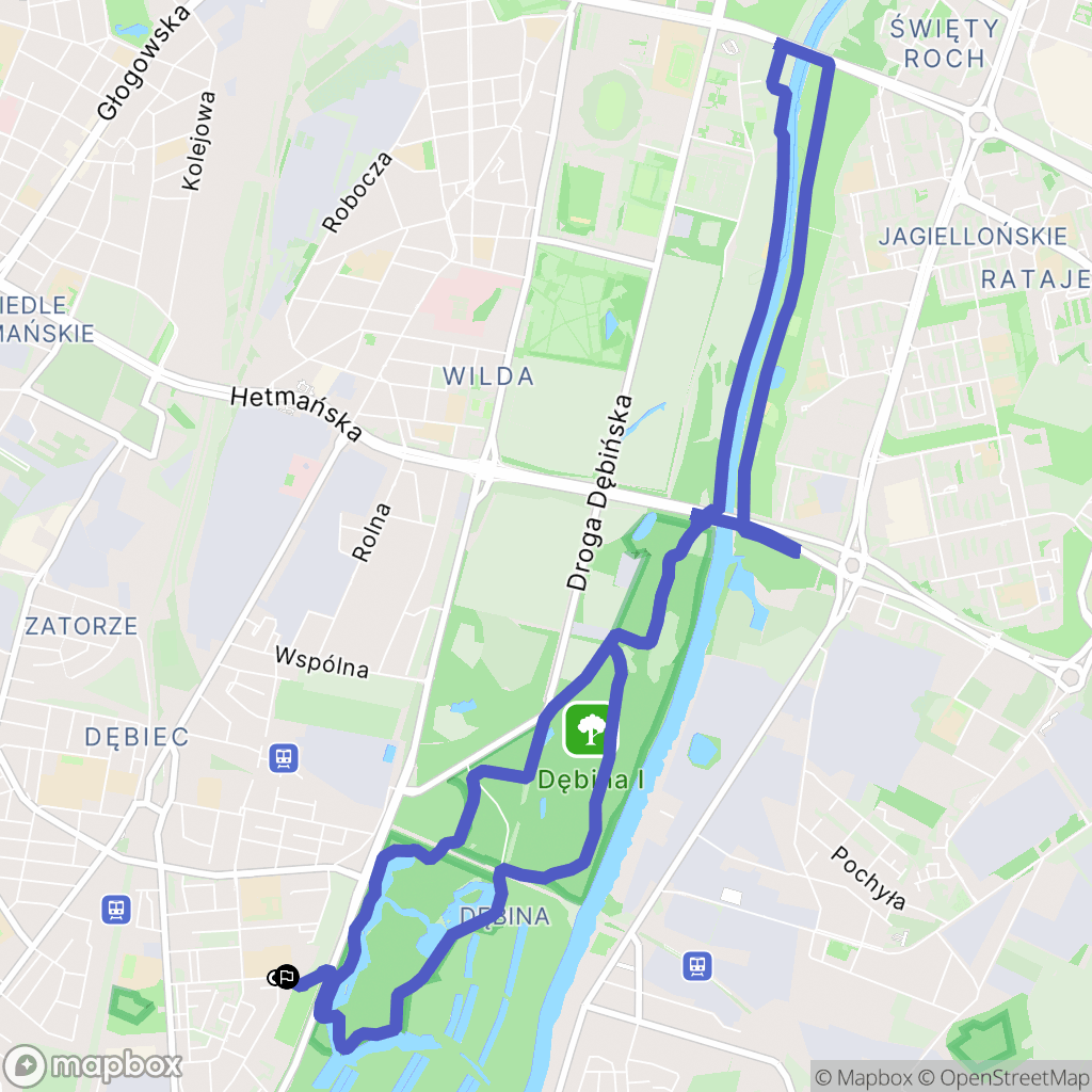 Poznań: mapa trasy - Poland