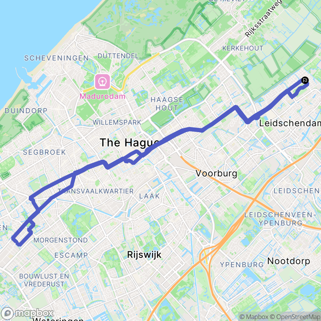 Leidschendam: routekaart voor buitenactiviteiten - Netherlands