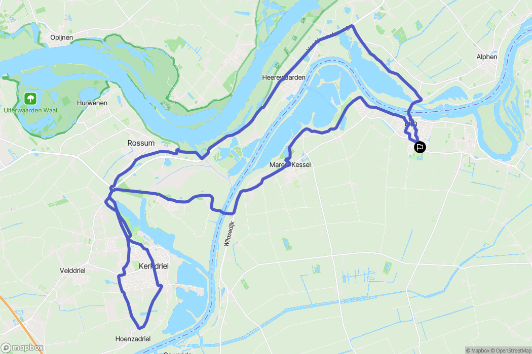 Lith: routekaart voor buitenactiviteiten - Netherlands