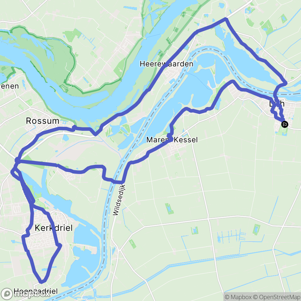 Lith: routekaart voor buitenactiviteiten - Netherlands