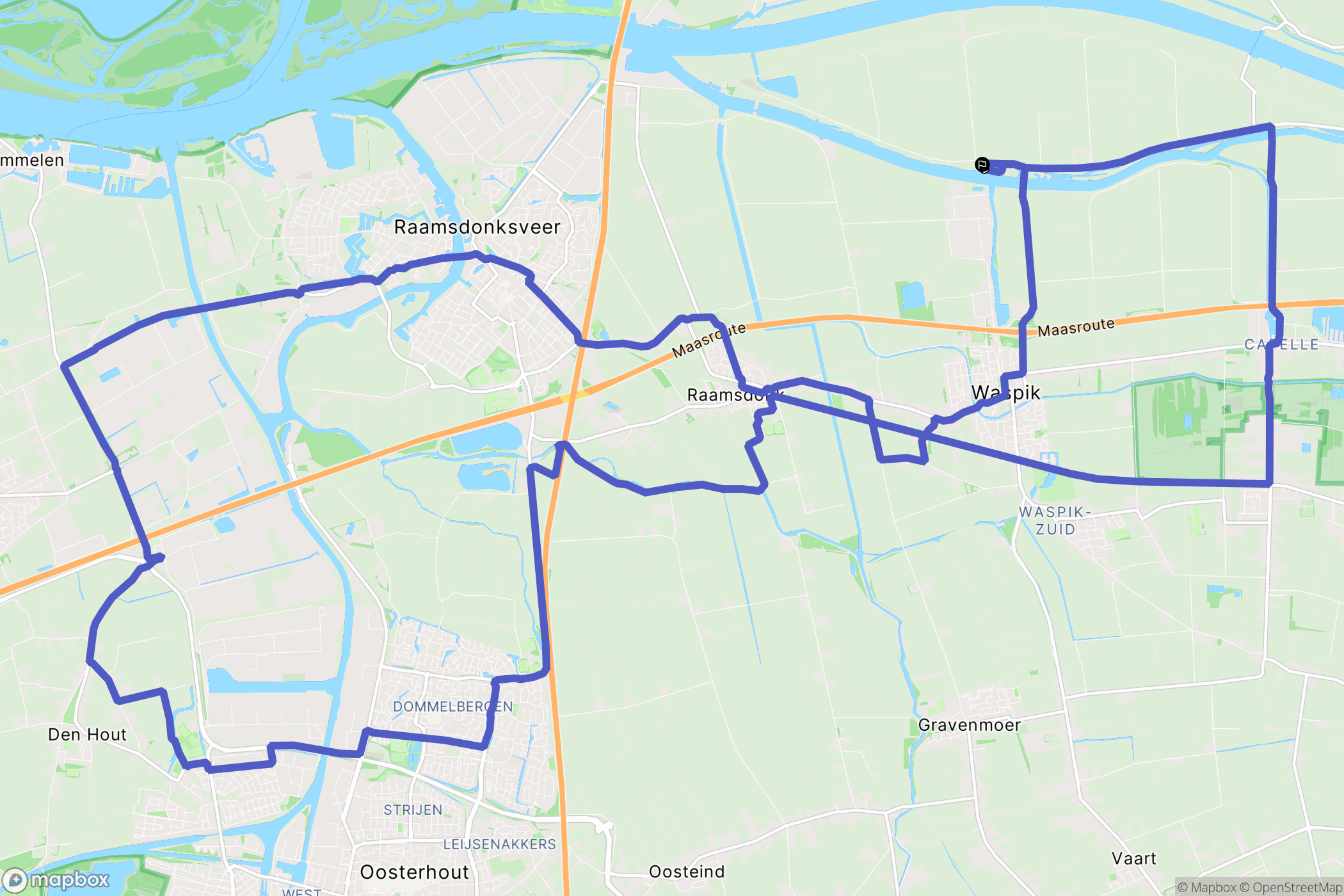 Waspik: routekaart voor buitenactiviteiten - Netherlands