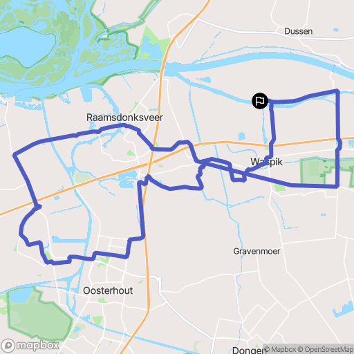 Waspik: routekaart voor buitenactiviteiten - Netherlands