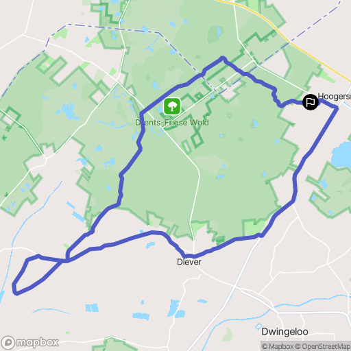 Hoogersmilde: routekaart voor buitenactiviteiten - Netherlands
