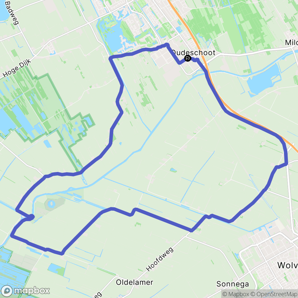 Heerenveen: routekaart voor buitenactiviteiten - Netherlands