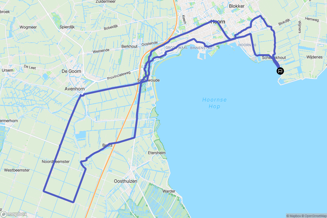 Schellinkhout: routekaart voor buitenactiviteiten - Netherlands