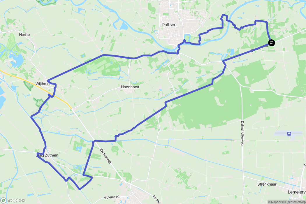 Dalfsen: routekaart voor buitenactiviteiten - Netherlands