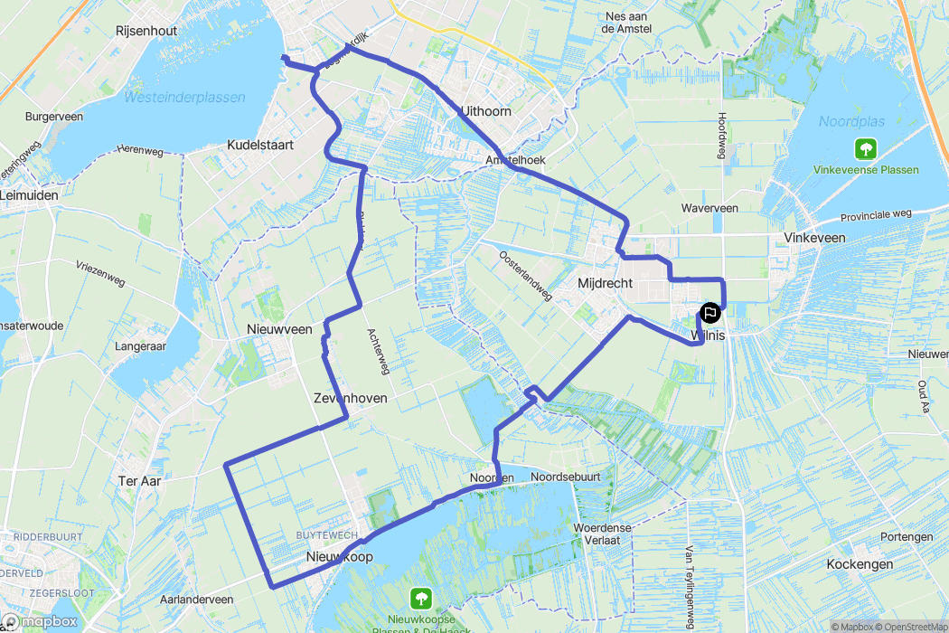 Wilnis: routekaart voor buitenactiviteiten - Netherlands