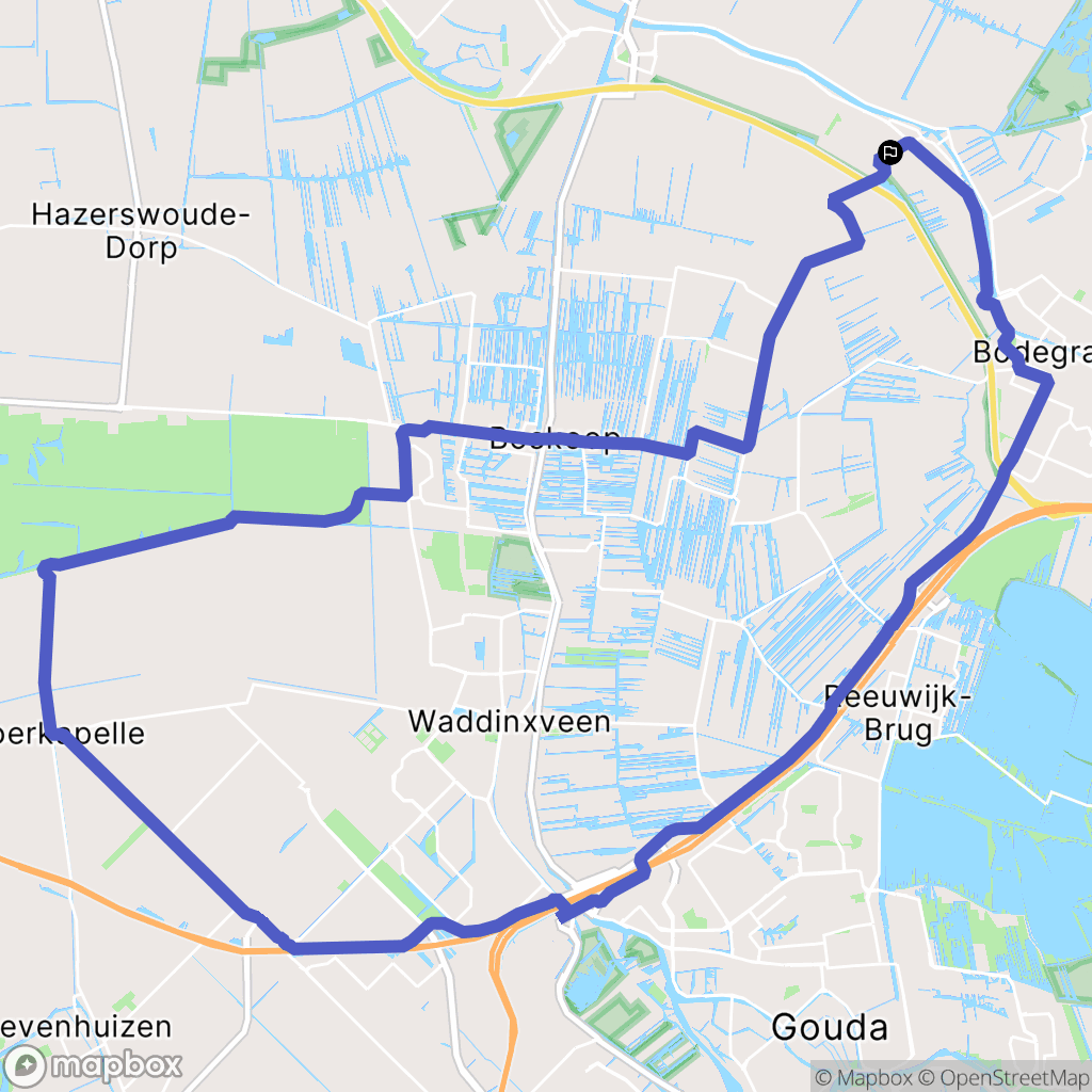 Zwammerdam: routekaart voor buitenactiviteiten - Netherlands