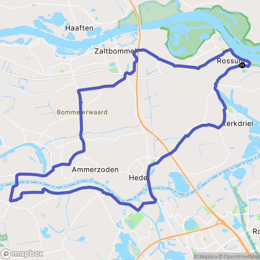 Rossum: routekaart voor buitenactiviteiten - Netherlands
