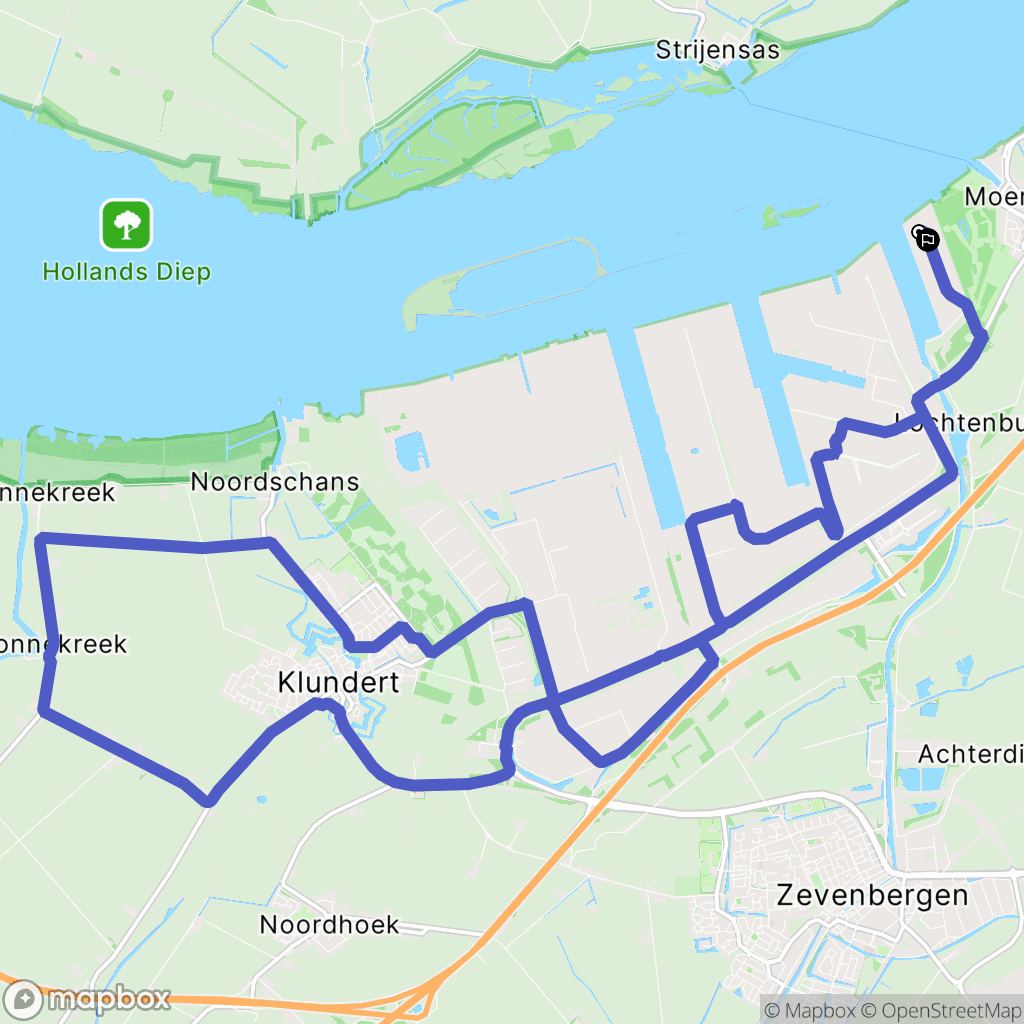 Moerdijk: routekaart voor buitenactiviteiten - Netherlands