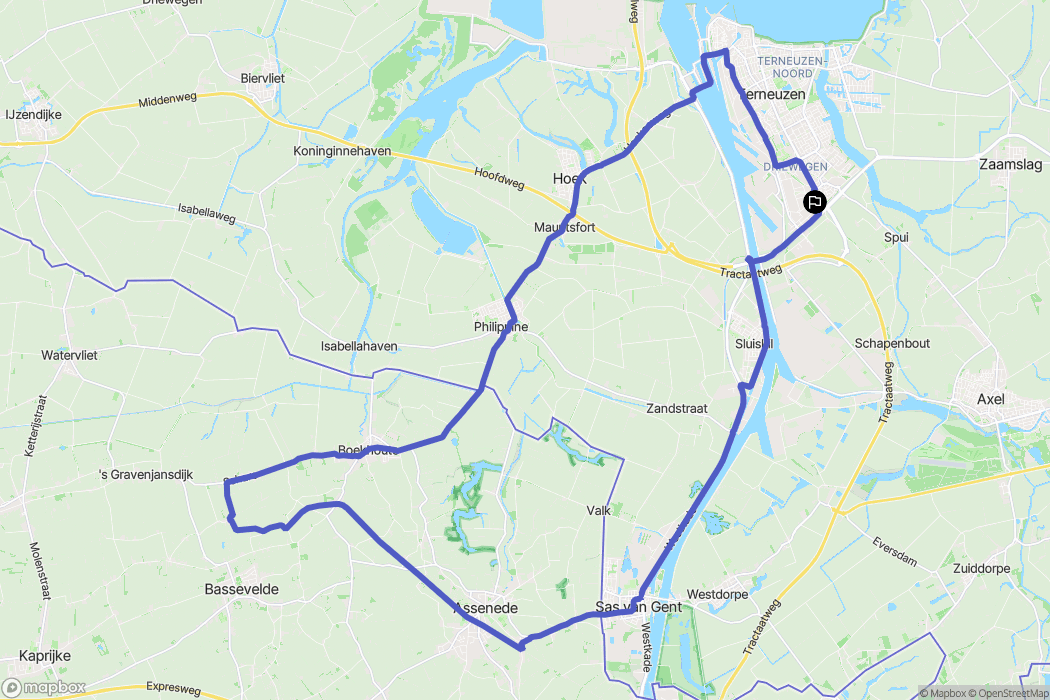 Terneuzen: routekaart voor buitenactiviteiten - Netherlands