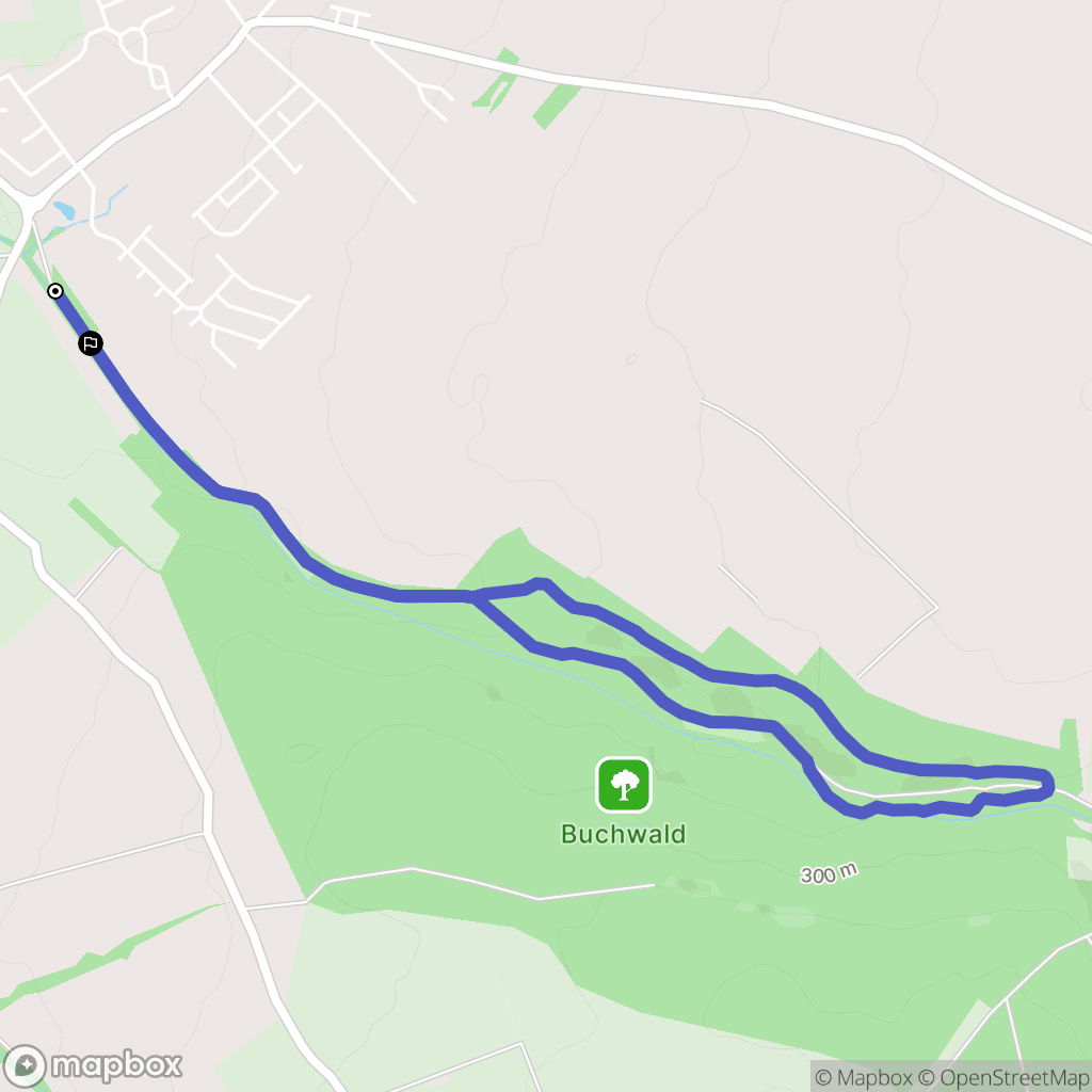 Boulay-Moselle : carte du parcours de randonnée - France