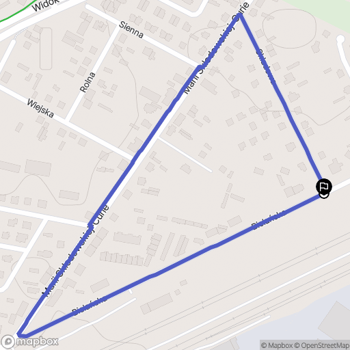 Skierniewice: mapa trasy - Poland