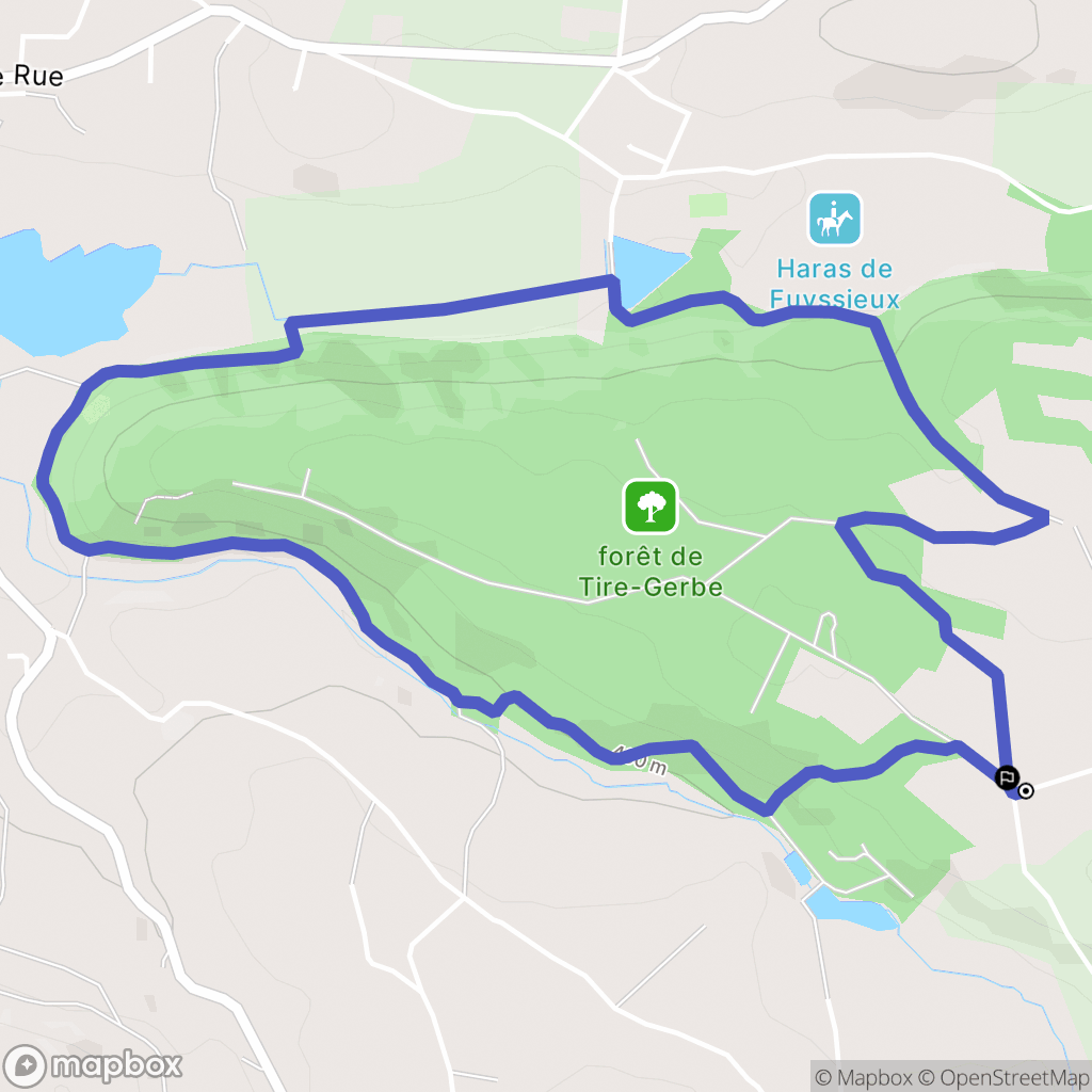 Rochetoirin : carte du parcours de randonnée - France