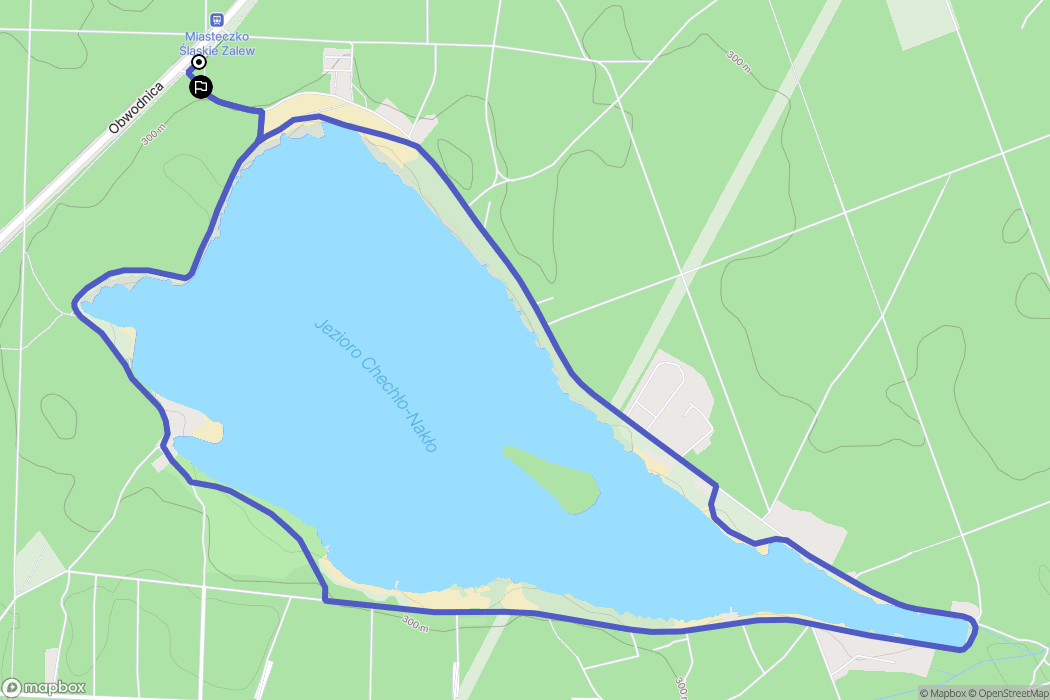 Tarnowskie Góry: mapa trasy - Poland