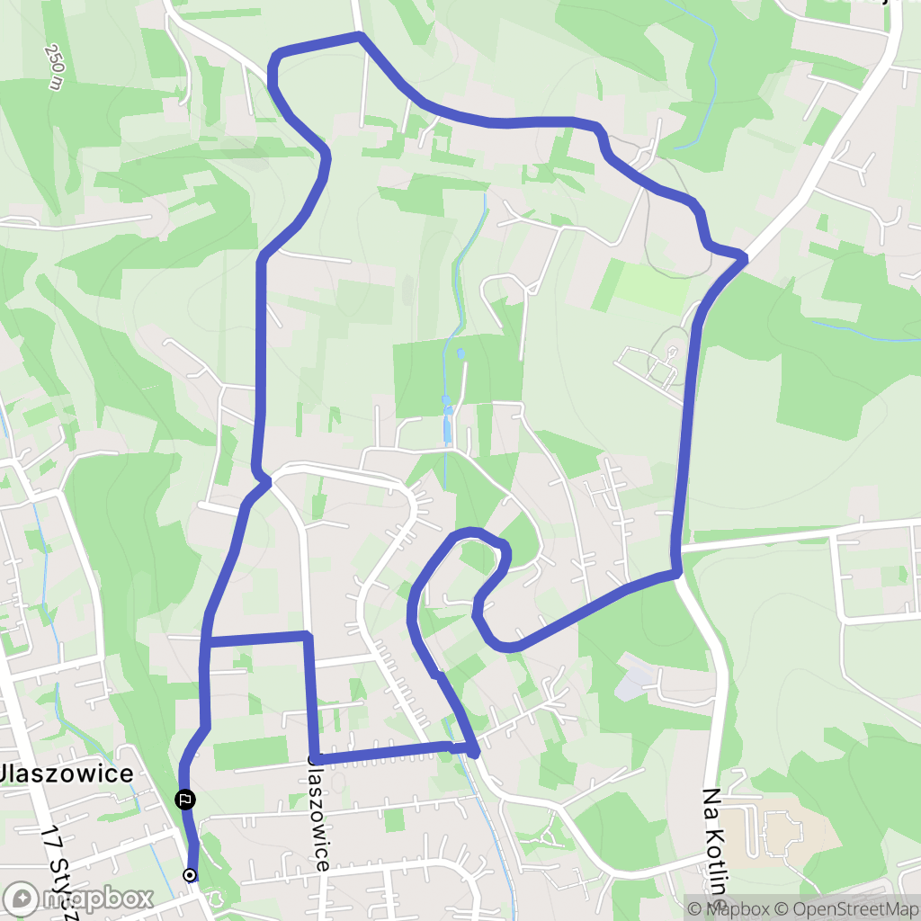 Jasło: mapa trasy - Poland