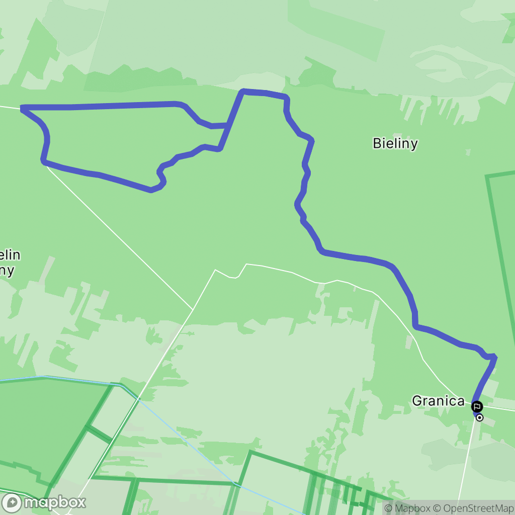 Granica: mapa trasy - Poland
