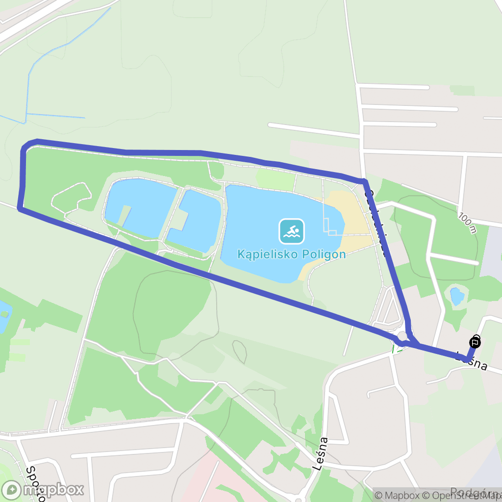 Sierakowo: mapa trasy - Poland