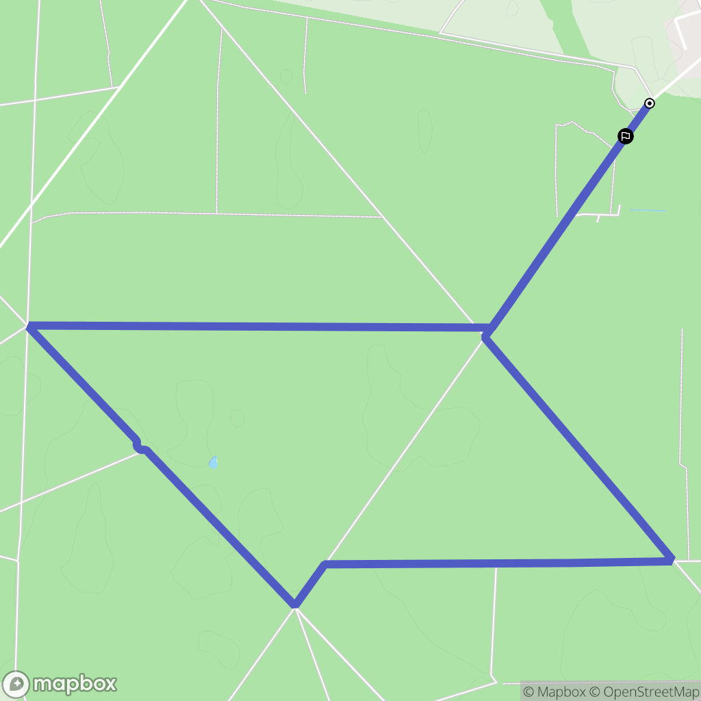 Faremoutiers : carte du parcours de randonnée - France
