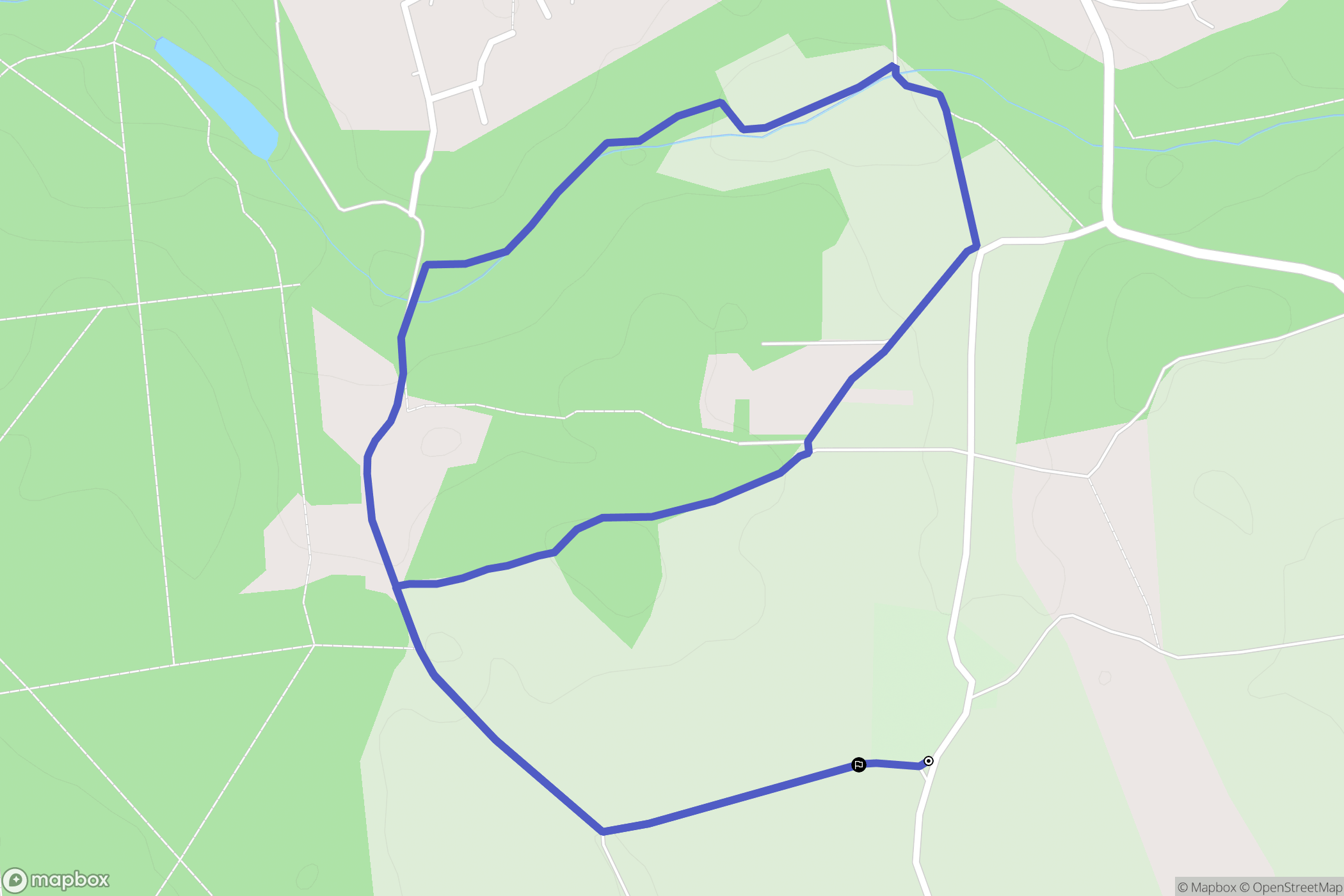 Moisenay : carte du parcours de randonnée - France