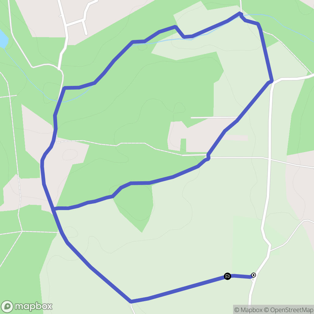 Moisenay : carte du parcours de randonnée - France
