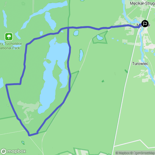 : mapa trasy - Poland