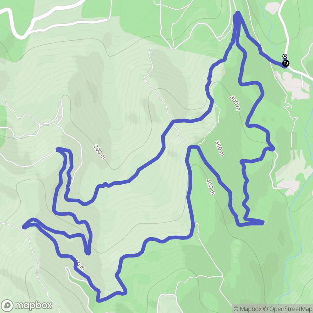 Villelongue-dels-Monts : carte du parcours de randonnée - France