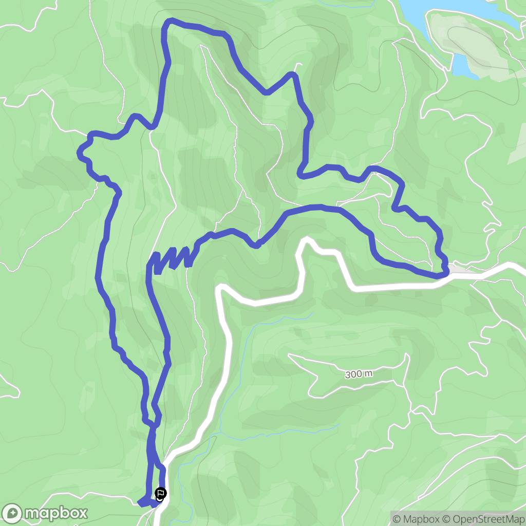 Fréjus : carte du parcours de randonnée - France