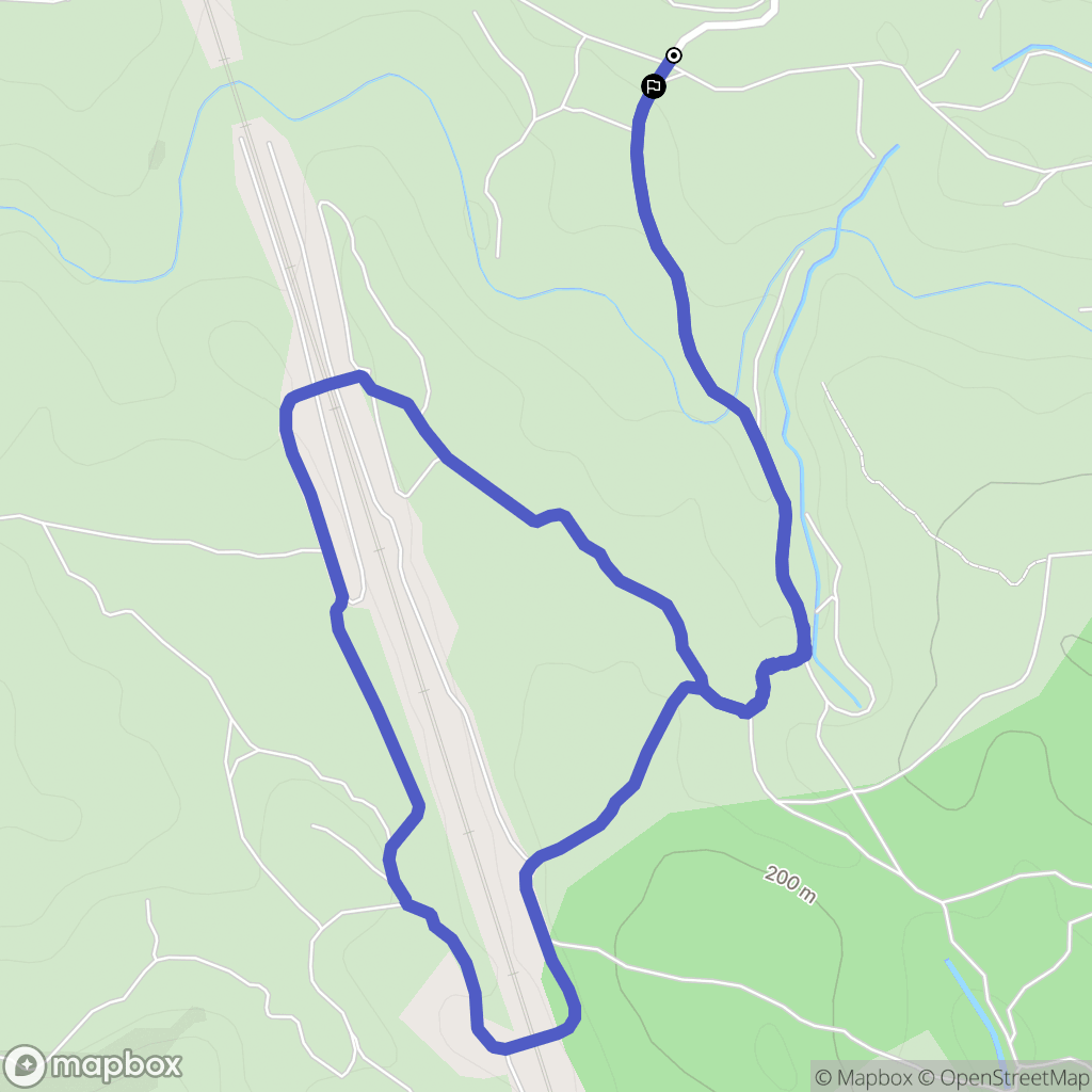 Lambesc : carte du parcours de randonnée - France