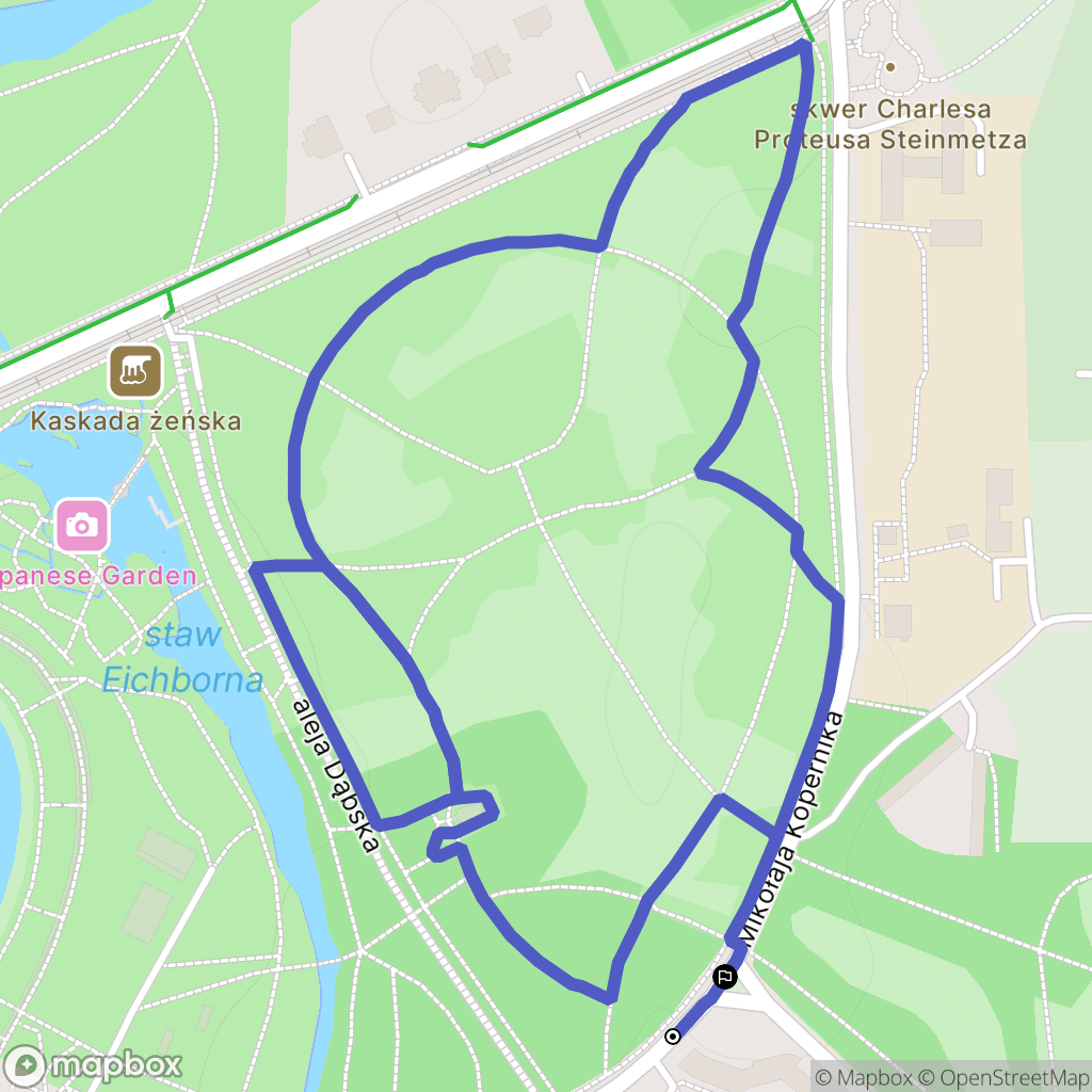 Wrocław: mapa trasy - Poland