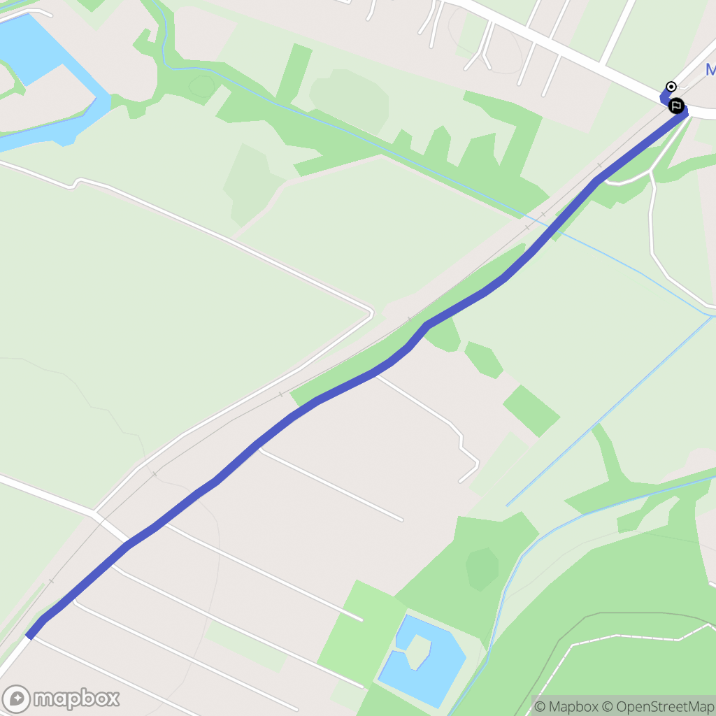 Strzeszkowice Duże: mapa trasy - Poland