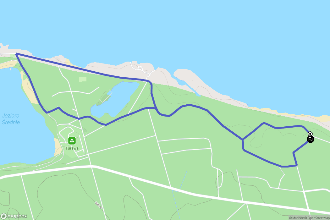 Turawa: mapa trasy - Poland