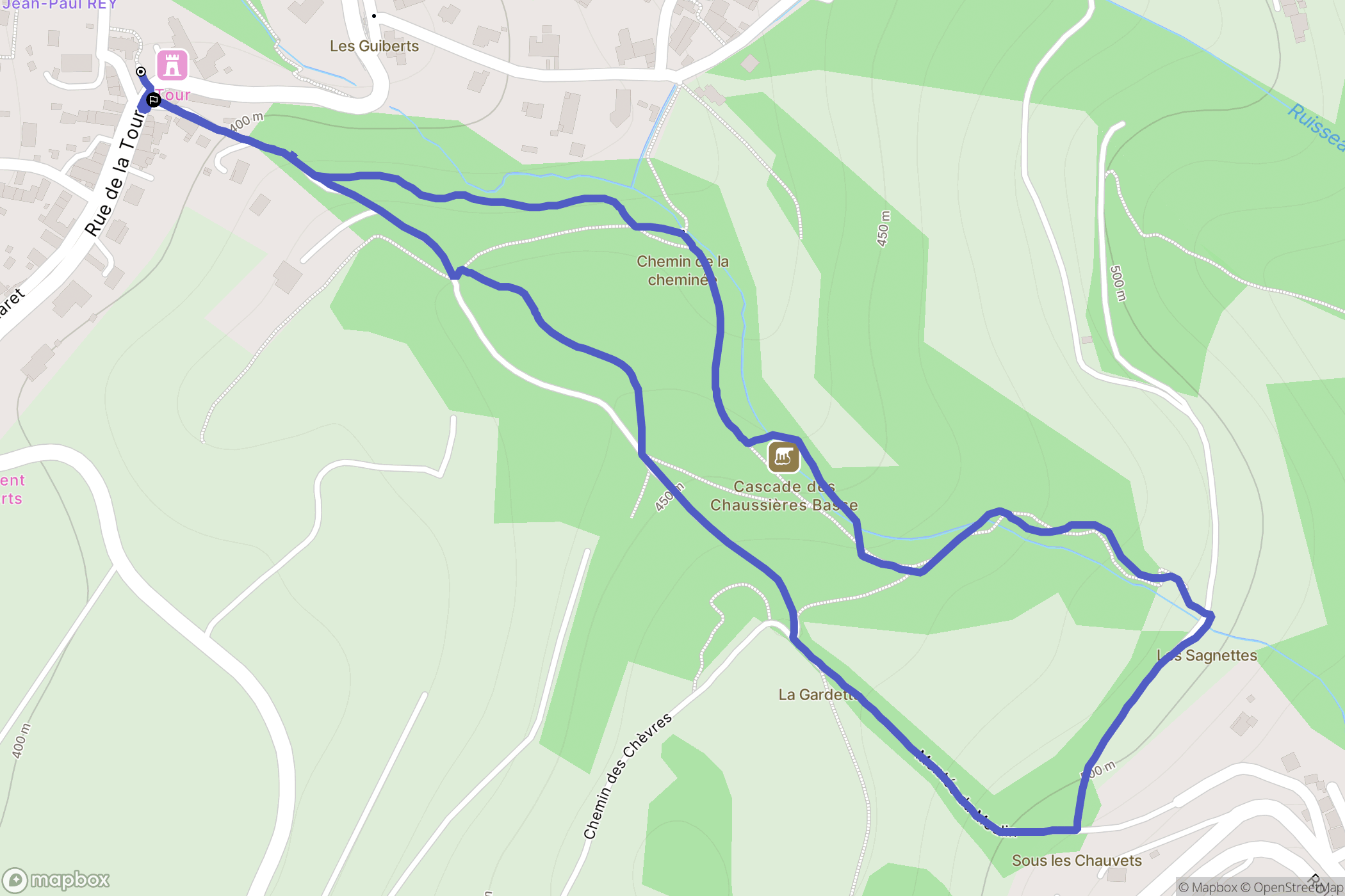Saint-Georges-de-Commier: routekaart voor buitenactiviteiten - France
