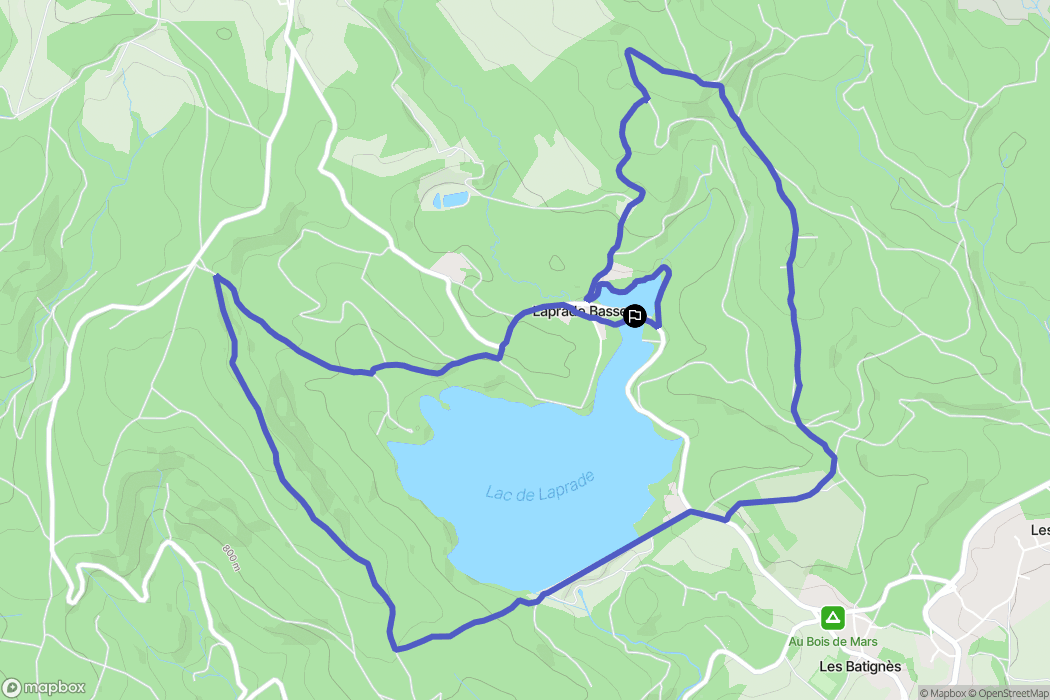 Laprade Basse: routekaart voor buitenactiviteiten - France