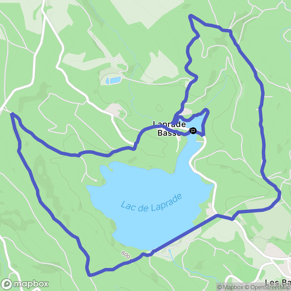 Laprade Basse: routekaart voor buitenactiviteiten - France