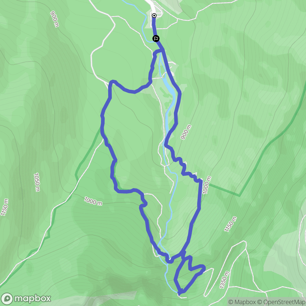 Saint-Pierre-d'Entremont : carte du parcours de randonnée - France